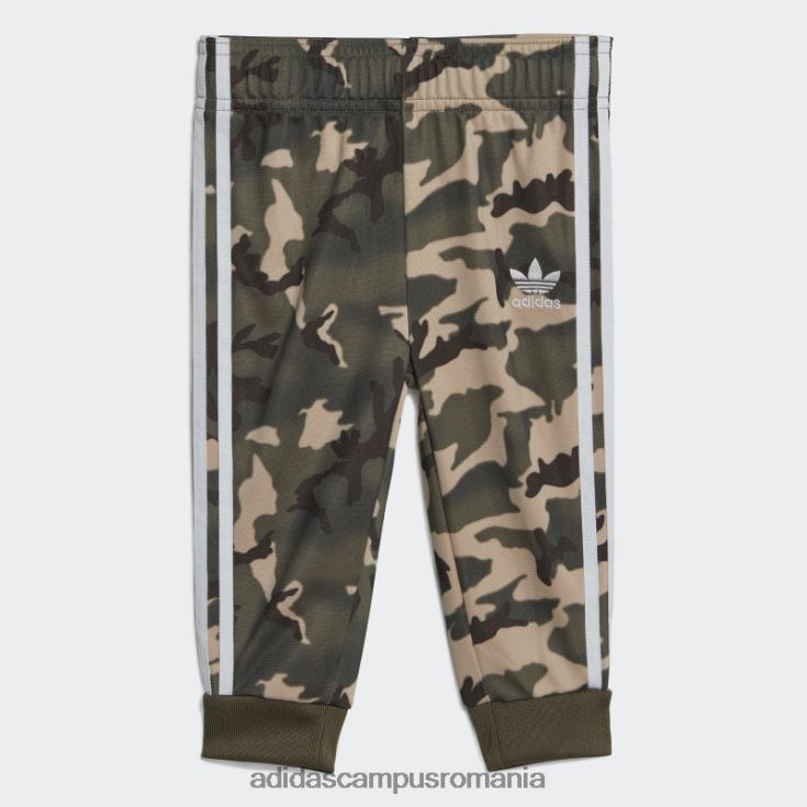 adidas campus romania set bej camo sst copii bej/multicolor J266N218401