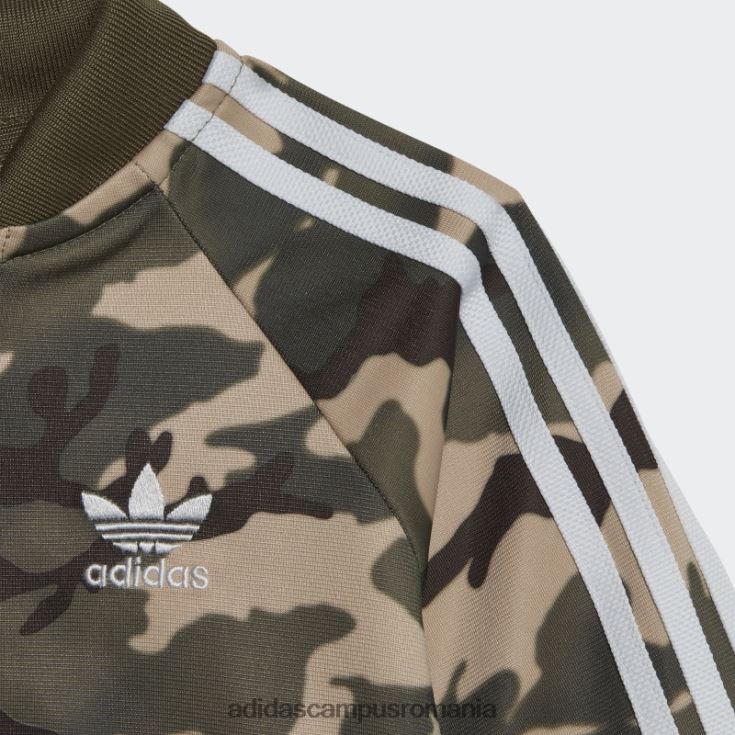 adidas campus romania set bej camo sst copii bej/multicolor J266N218401