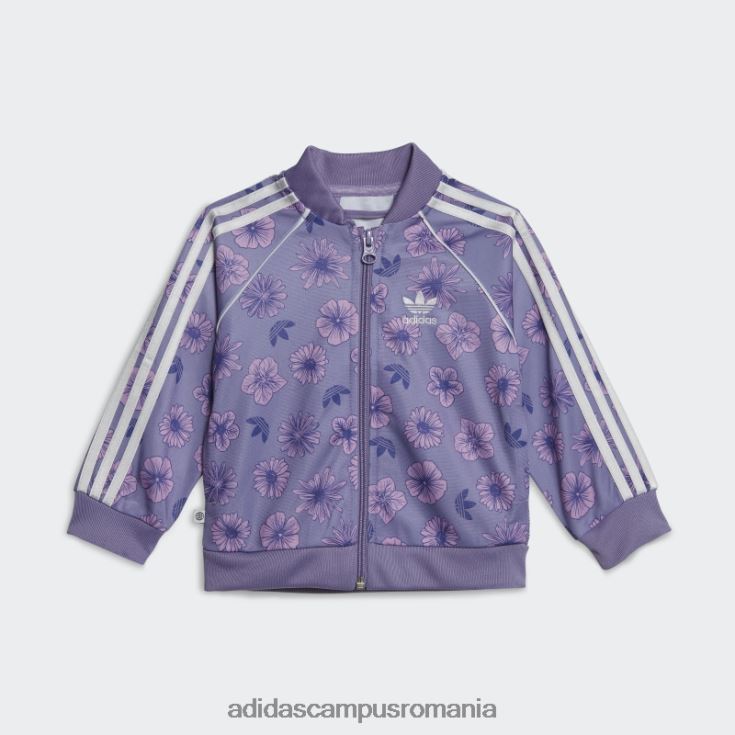 adidas campus romania set costum de trening floral liliac adidas copii liliac/multicolor J266N218792