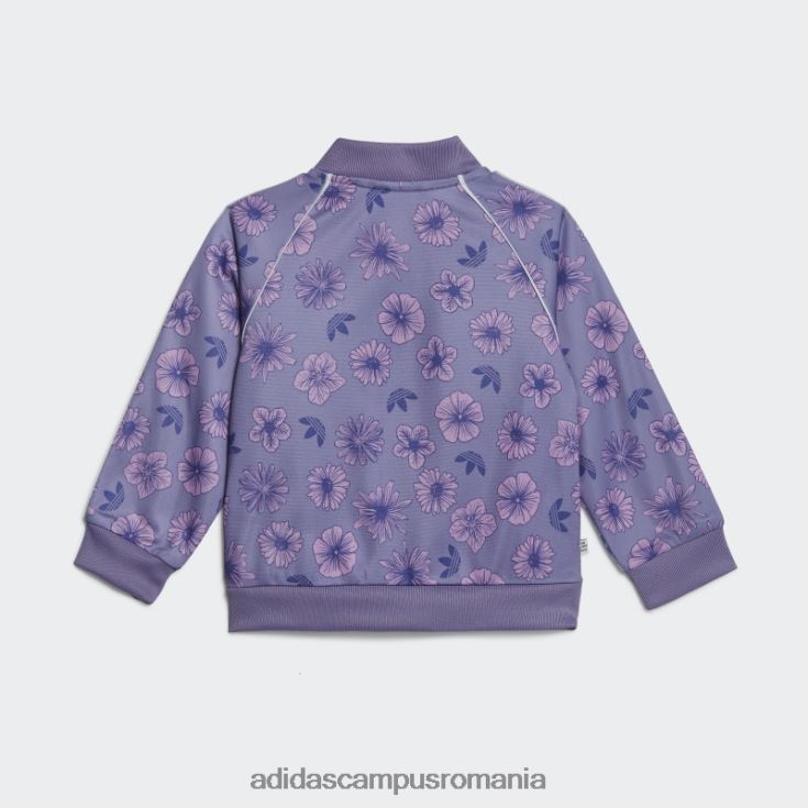 adidas campus romania set costum de trening floral liliac adidas copii liliac/multicolor J266N218792