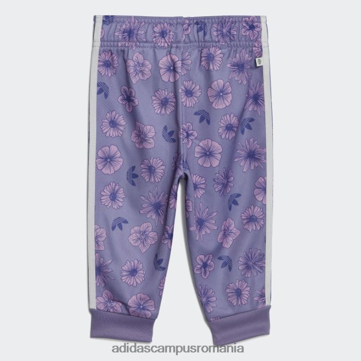 adidas campus romania set costum de trening floral liliac adidas copii liliac/multicolor J266N218792