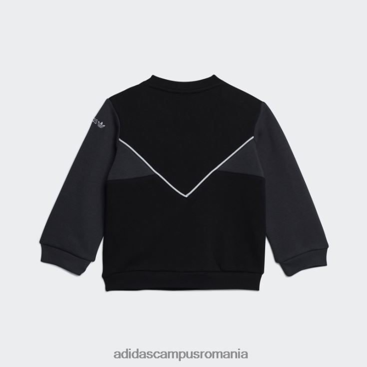 adidas campus romania set de echipaj adicolor carbon copii negru/carbon J266N218279