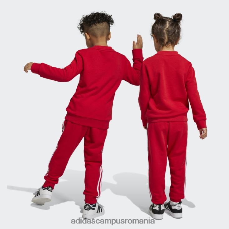 adidas campus romania set de echipaj adicolor stacojiu copii stacojiu J266N218323