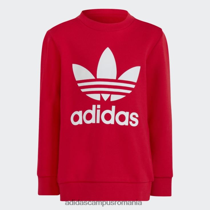 adidas campus romania set de echipaj adicolor stacojiu copii stacojiu J266N218323