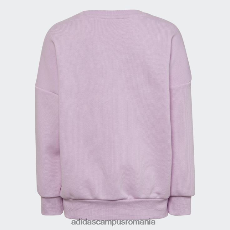 adidas campus romania set de echipaj cu logo grafic liliac copii liliac J266N212175