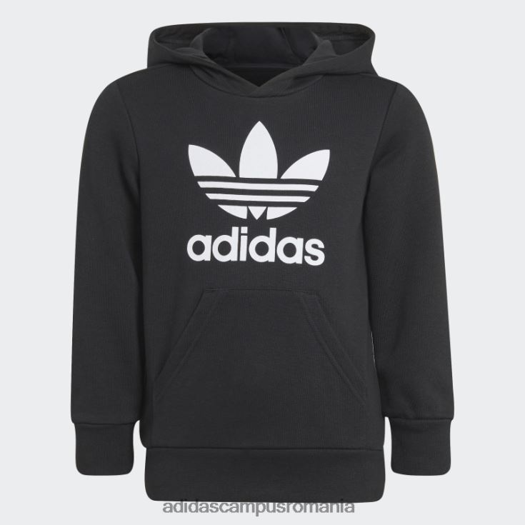 adidas campus romania set de hanorace adicolor alb copii alb negru J266N218395