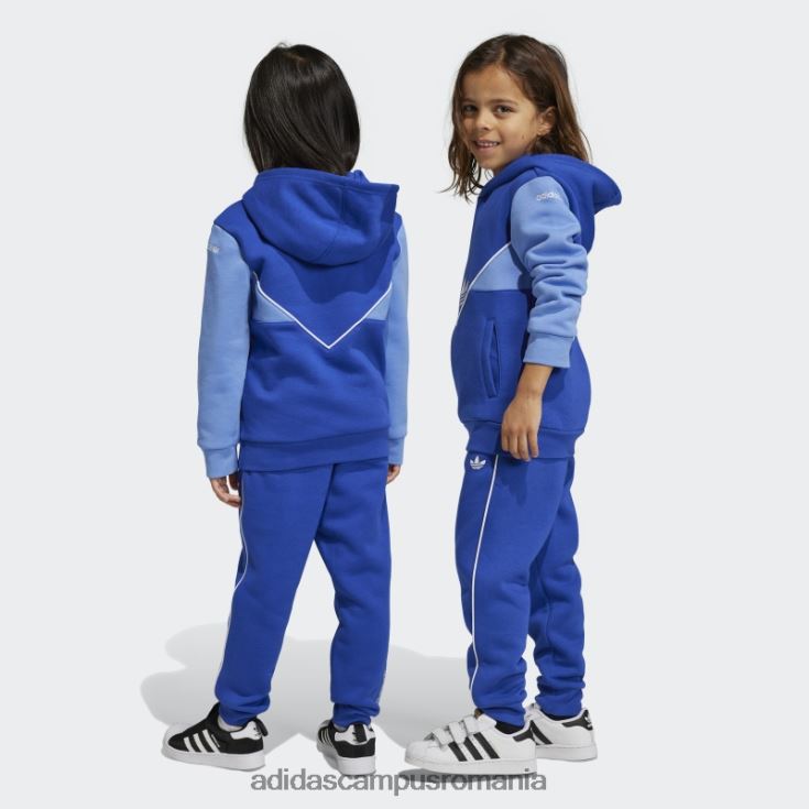 adidas campus romania set de hanorace adicolor albastru adidas copii albastru J266N211898