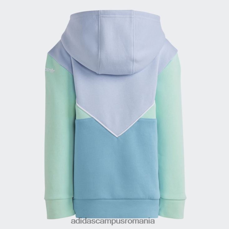 adidas campus romania set de hanorace adicolor albastru copii albastru zori/verde/albastru J266N218324