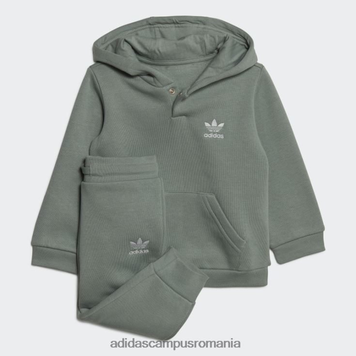adidas campus romania set de hanorace adicolor argintiu verde adidas copii verde argintiu J266N211972