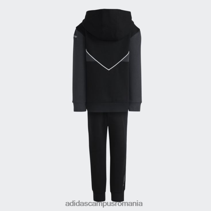 adidas campus romania set de hanorace adicolor carbon copii negru/carbon J266N23388