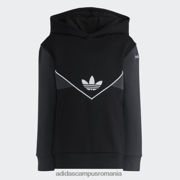 adidas campus romania set de hanorace adicolor carbon copii negru/carbon J266N23388