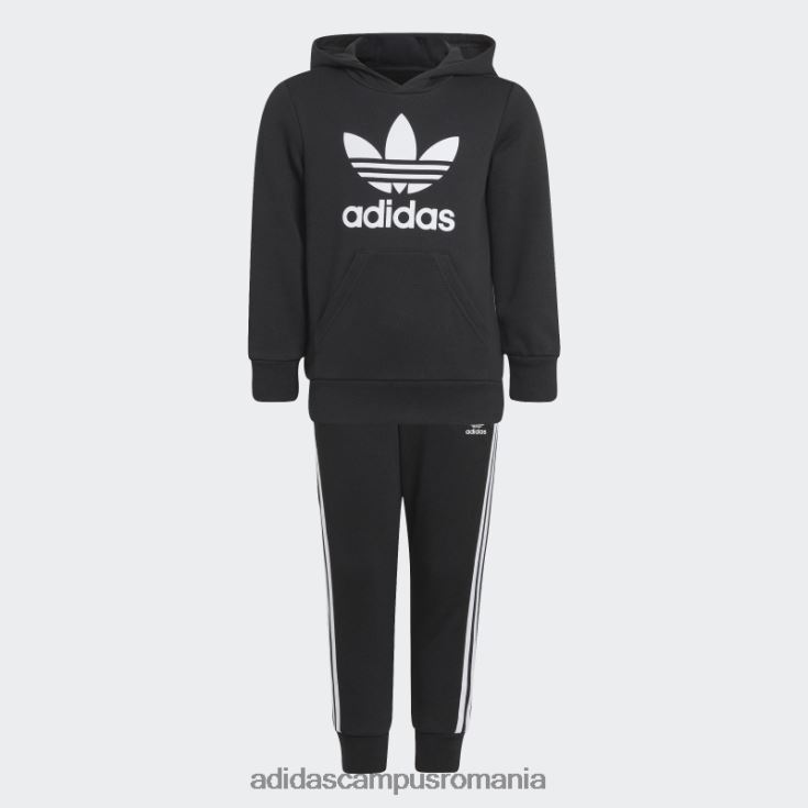 adidas campus romania set de hanorace adicolor negru adidas copii alb negru J266N211589