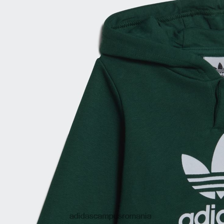adidas campus romania set de hanorace adicolor verde inchis copii verde inchis J266N218350