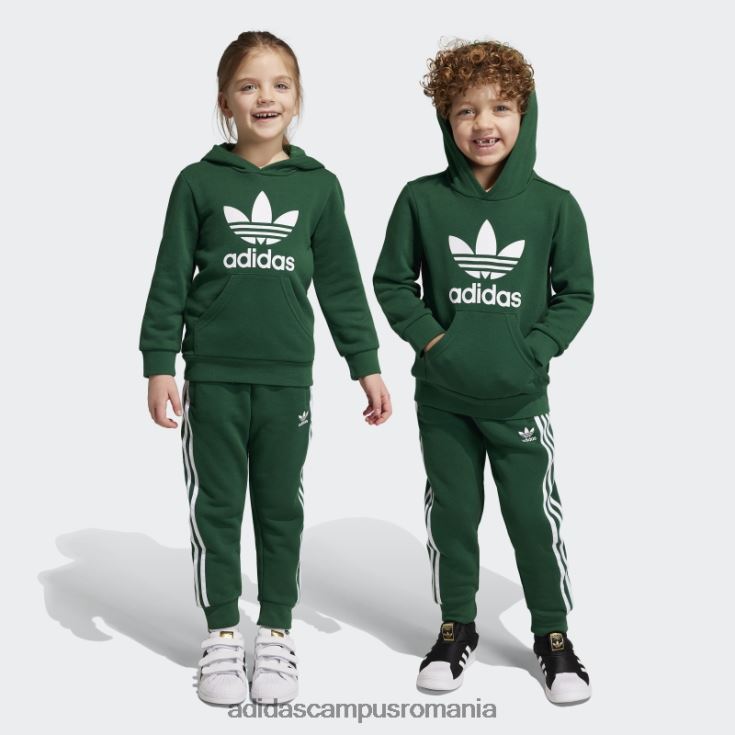 adidas campus romania set de hanorace adicolor verde închis copii verde inchis J266N211975