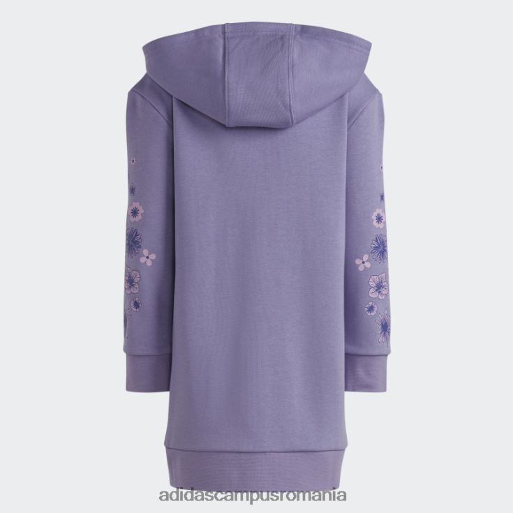 adidas campus romania set de hanorace alungite cu fermoar floral liliac copii liliac J266N218812