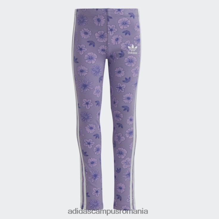 adidas campus romania set de hanorace alungite cu fermoar floral liliac copii liliac J266N218812
