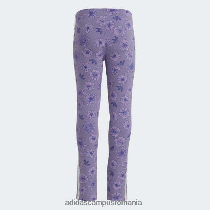 adidas campus romania set de hanorace alungite cu fermoar floral liliac copii liliac J266N218812