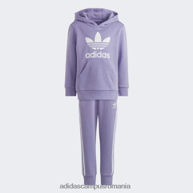 adidas campus romania set de hanorace lila adicolor copii liliac J266N211591