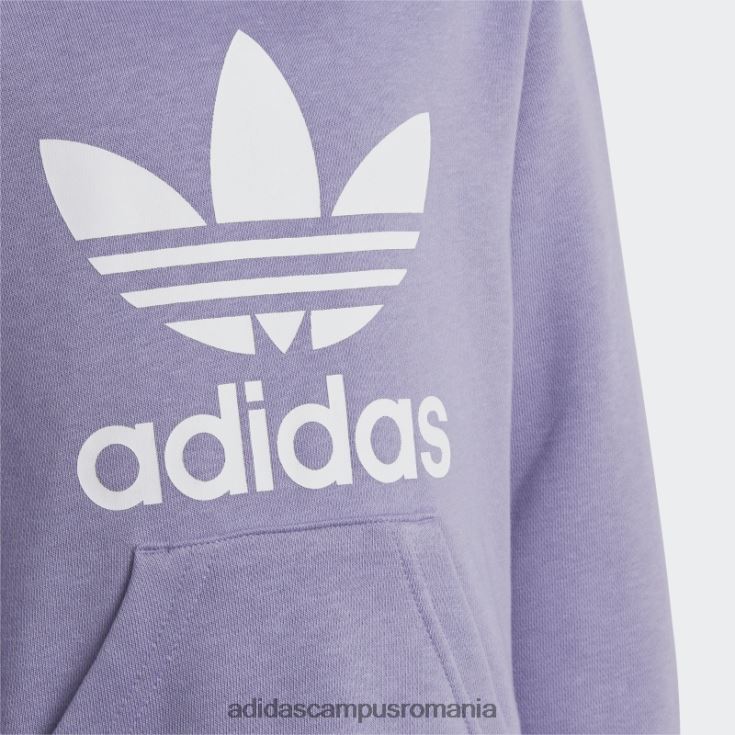 adidas campus romania set de hanorace lila adicolor copii liliac J266N211591