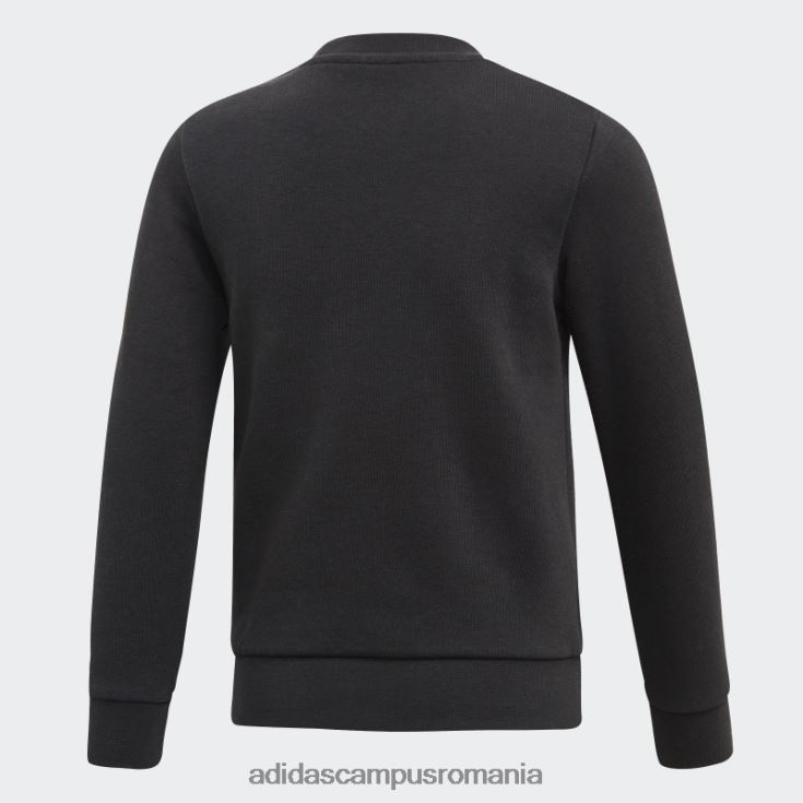 adidas campus romania set de hanorace pentru echipaj negru copii alb negru J266N23440