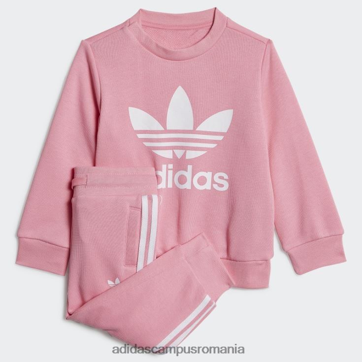 adidas campus romania set de hanorace roz pentru echipaj copii roz J266N211969