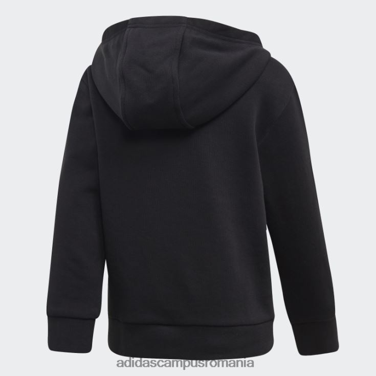 adidas campus romania set de hanorace trefoil negru copii alb negru J266N23442