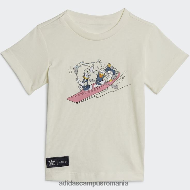 adidas campus romania set de pantaloni scurți și tricou alb Disney Mickey și prietenii adidas copii alb/albastru alterat J266N218885