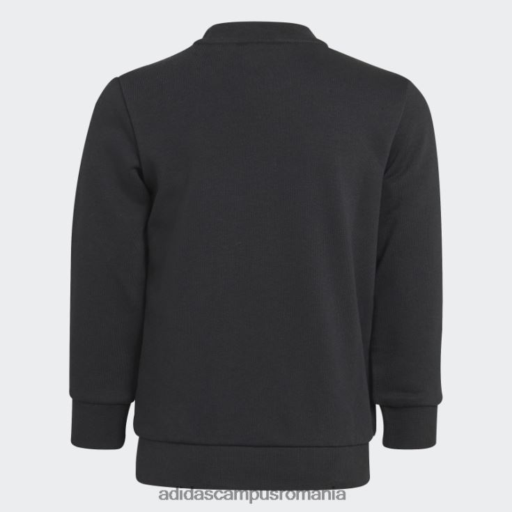 adidas campus romania set echipaj adicolor alb copii alb negru J266N218398