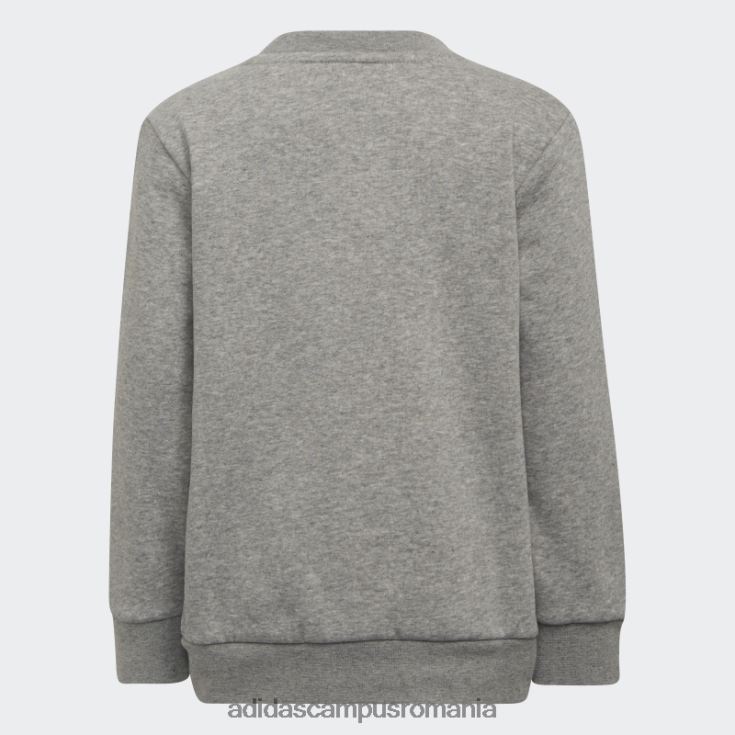 adidas campus romania set echipaj adicolor gri mediu copii gri mediu J266N218409