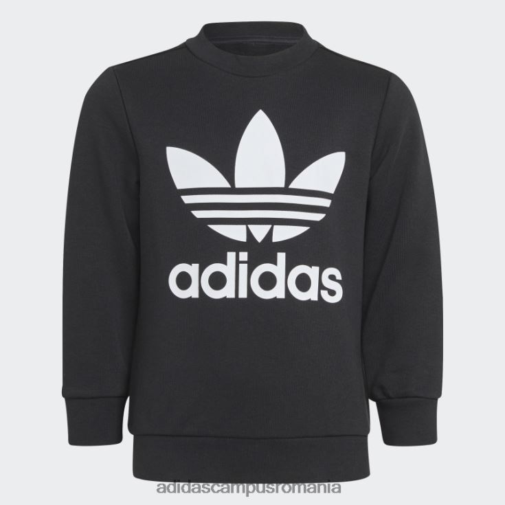 adidas campus romania set echipaj adicolor negru adidas copii alb negru J266N23336