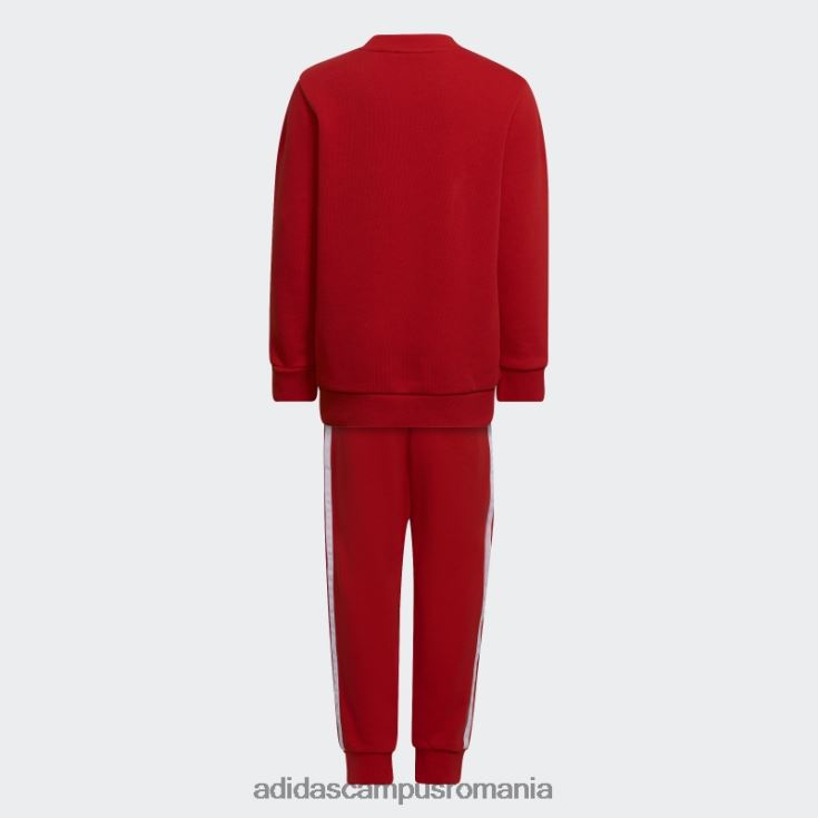 adidas campus romania set echipaj adicolor roșu copii rosu alb J266N211959