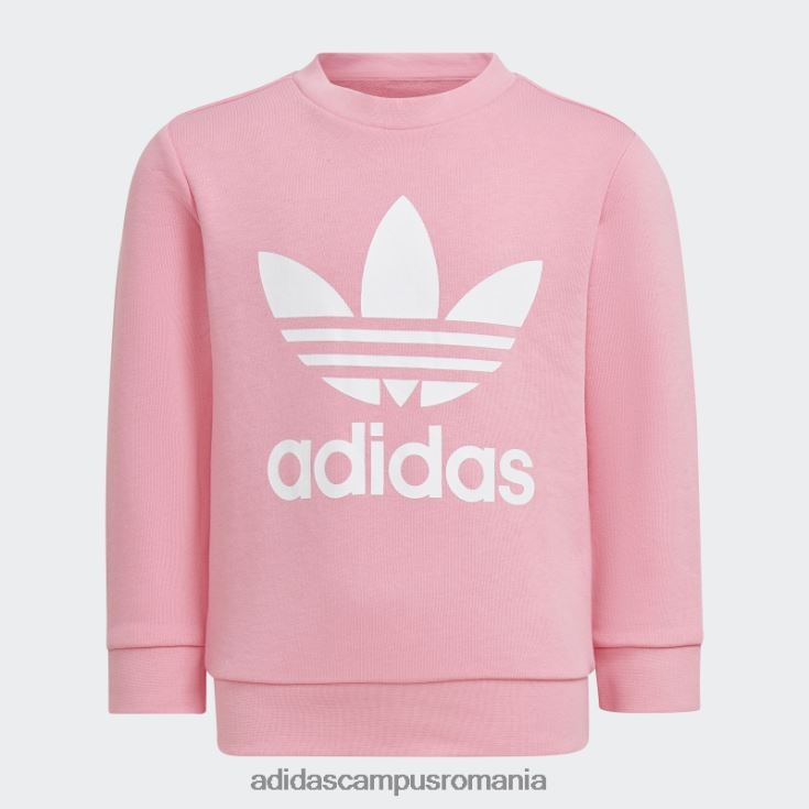 adidas campus romania set echipaj adicolor roz copii roz J266N23379