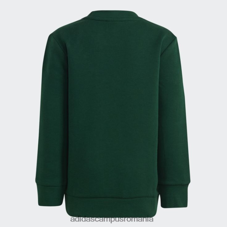 adidas campus romania set echipaj adicolor verde inchis copii verde inchis J266N211671