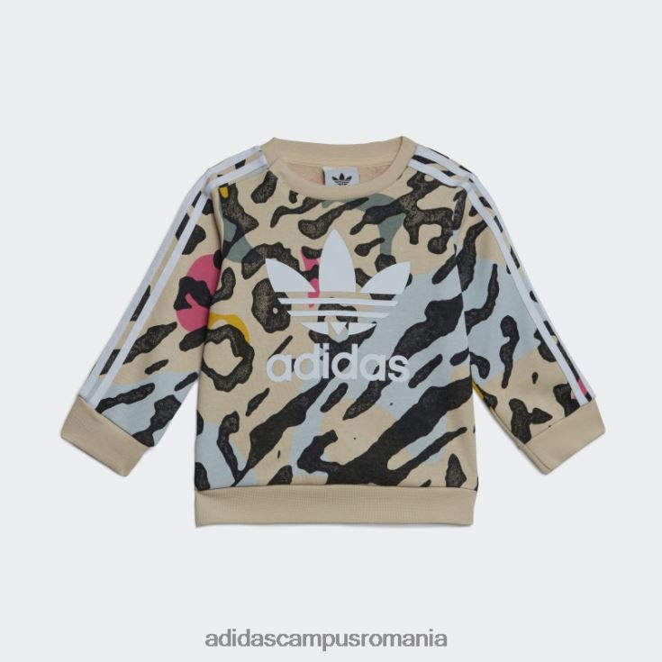 adidas campus romania set echipaj fashion animal print multicolor copii nisip/multicolor J266N218307