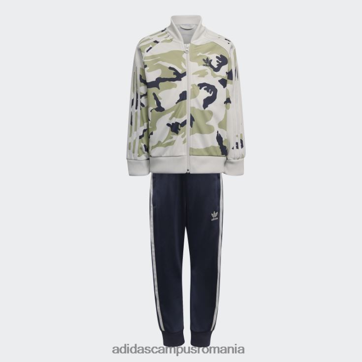 adidas campus romania set orbita grey camo sst copii orbita gri/lime/marine J266N212022