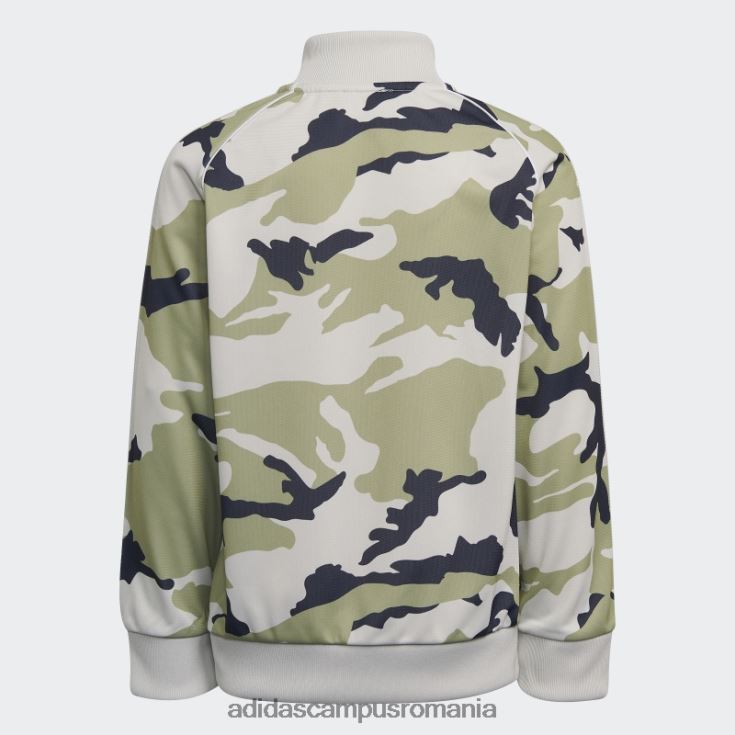 adidas campus romania set orbita grey camo sst copii orbita gri/lime/marine J266N212022