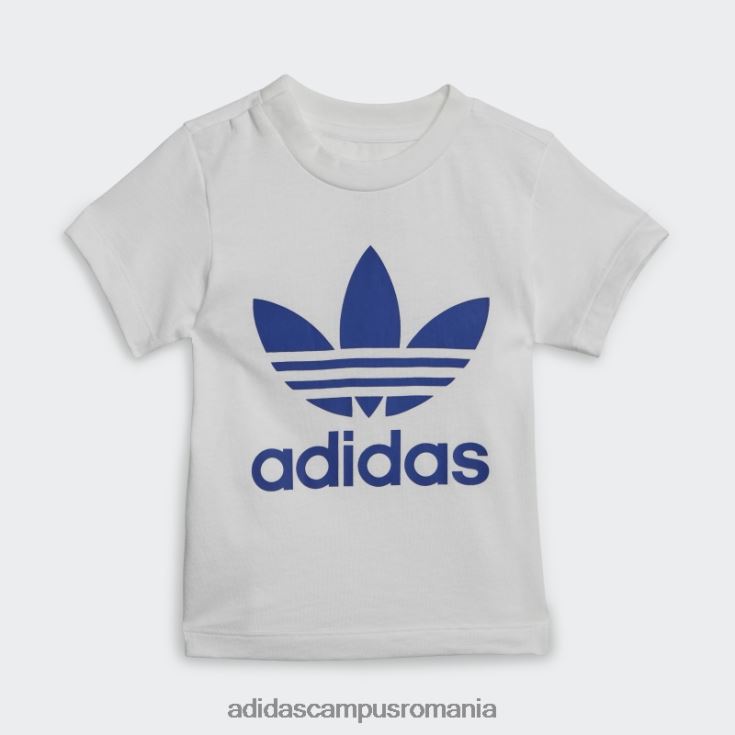 adidas campus romania set tricou cu pantaloni scurți trefoil albastru copii albastru J266N211885