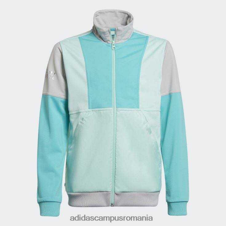 adidas campus romania top de aventură mentă fierbinte copii mentă/papură cu mentă/gri J266N219018