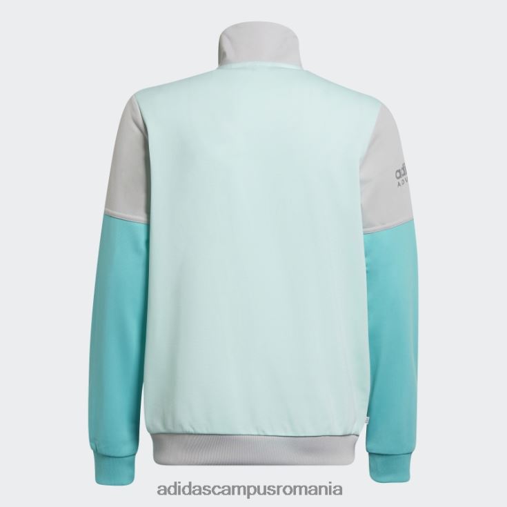 adidas campus romania top de aventură mentă fierbinte copii mentă/papură cu mentă/gri J266N219018