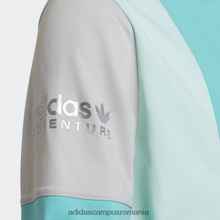 adidas campus romania top de aventură mentă fierbinte copii mentă/papură cu mentă/gri J266N219018