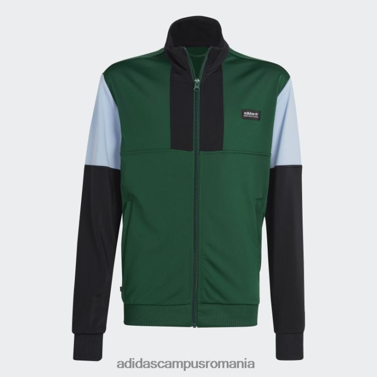adidas campus romania top de aventură verde închis la modă copii zori verde închis/negru/albastru J266N218665