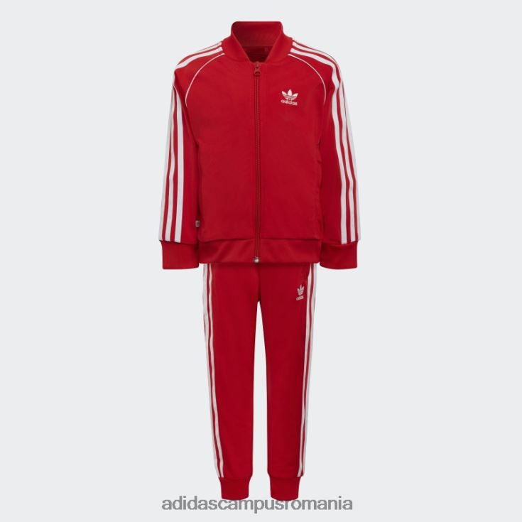 adidas campus romania trening adicolor sst roșu copii rosu alb J266N211977