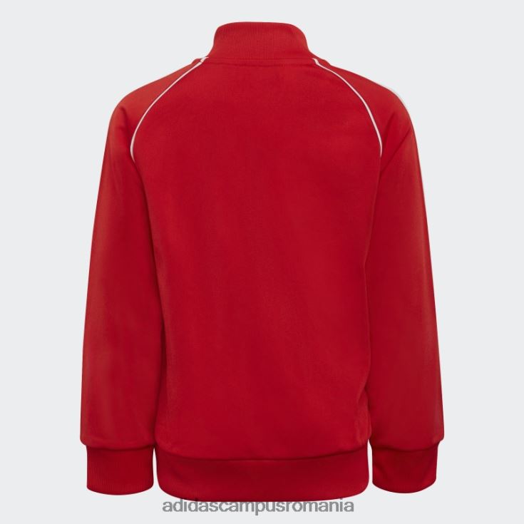 adidas campus romania trening adicolor sst roșu copii rosu alb J266N211977