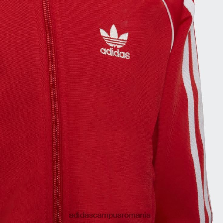 adidas campus romania trening adicolor sst roșu copii rosu alb J266N211977
