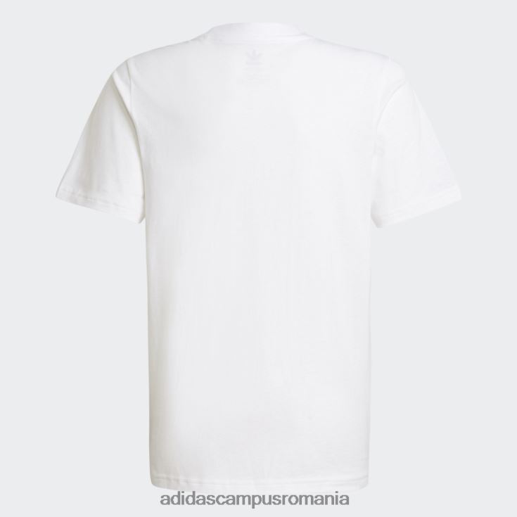 adidas campus romania tricou adicolor alb copii alb J266N23397