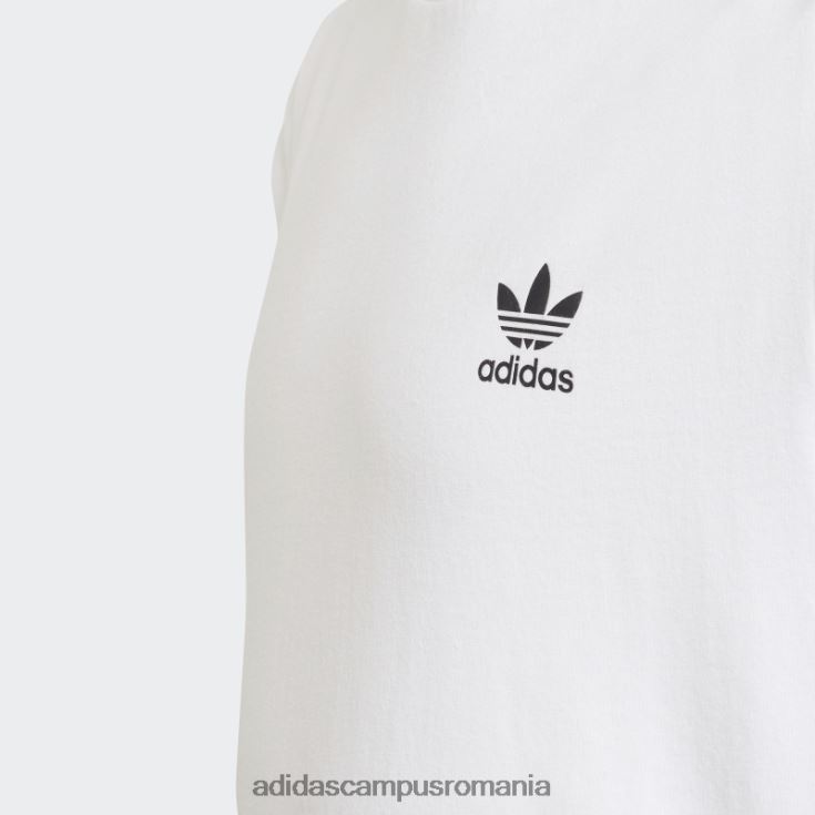adidas campus romania tricou adicolor alb copii alb J266N23397