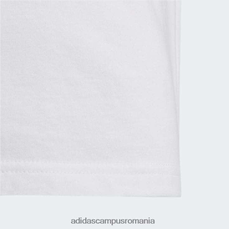 adidas campus romania tricou adicolor alb cu 3 dungi copii alb J266N211962