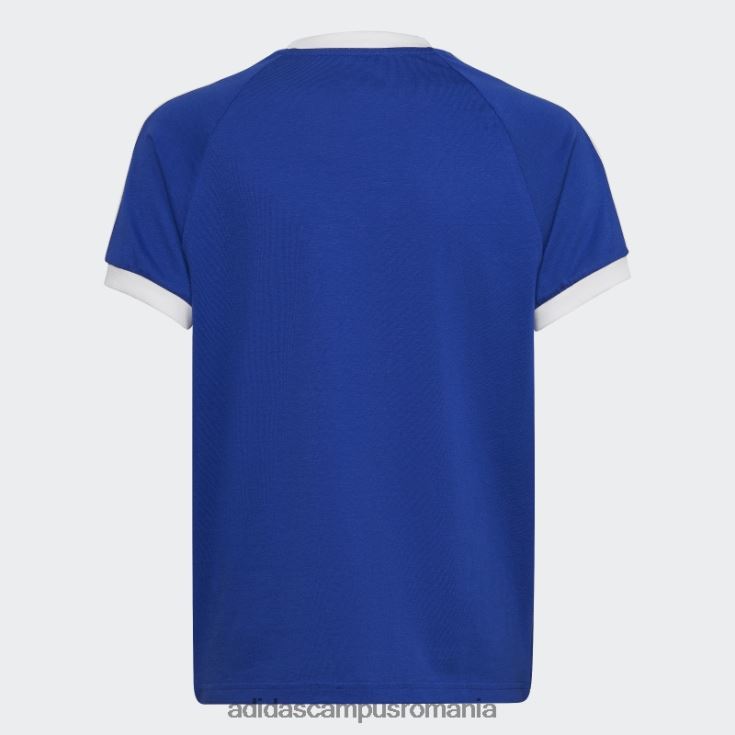 adidas campus romania tricou adicolor albastru regal cu 3 dungi copii albastru regal J266N211968