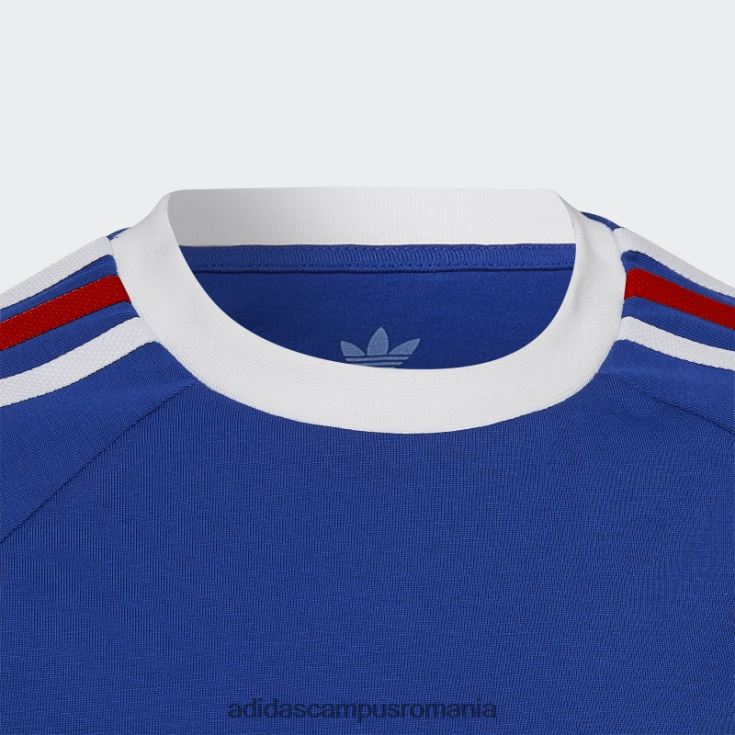 adidas campus romania tricou adicolor albastru regal cu 3 dungi copii albastru regal J266N211968