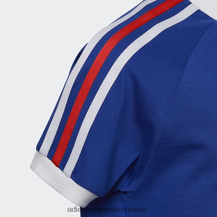 adidas campus romania tricou adicolor albastru regal cu 3 dungi copii albastru regal J266N211968